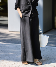 FRAMeWORK | シルク混綿麻天竺スカート(スカート)