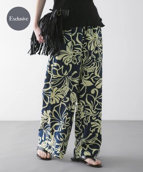 URBAN RESEARCH（アーバンリサーチ）の「『一部別注カラー』LUSANA　CICI PANTS（その他パンツ・レディース・ブラック系その他/グリーン系その他/ブルー系その他・SMALL/MEDIUM）」の3枚目の写真