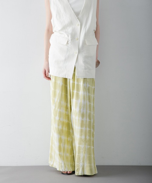 URBAN RESEARCH(アーバンリサーチ)の「『一部別注カラー』LUSANA CICI PANTS(その他パンツ・レディース・ブラック系その他/グリーン系その他/ブルー系その他・SMALL/MEDIUM)」の12枚目の写真