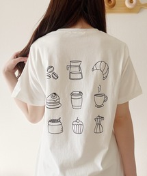 ゆるイラストカフェTシャツ