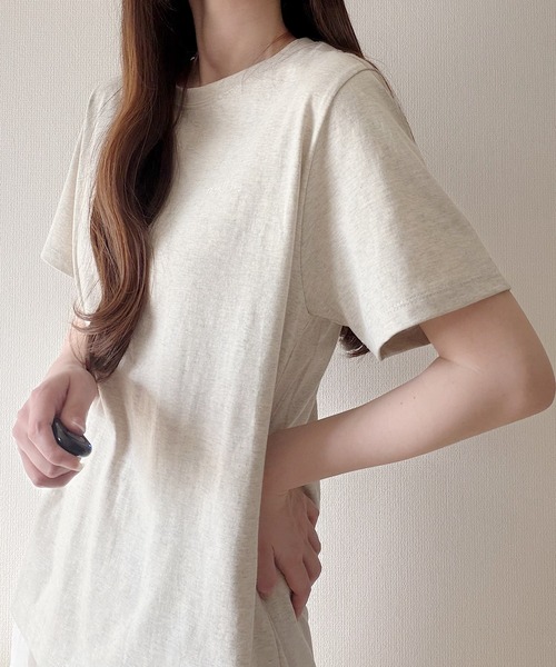 Nana(ナナ)の「ゆるイラストカフェTシャツ(Tシャツ/カットソー・レディース・アイボリー/グレー・FREE)」の16枚目の写真