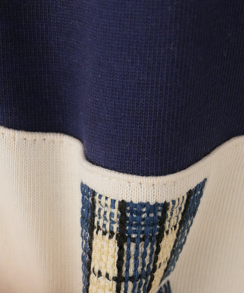 U by SPICK&SPAN（ユーバイスピックアンドスパン）の「Sea New York/シー ニューヨーク CLAIRA EMB RUGBY SHIRT（Tシャツ/カットソー・レディース・ネイビー・SMALL）」の5枚目の写真