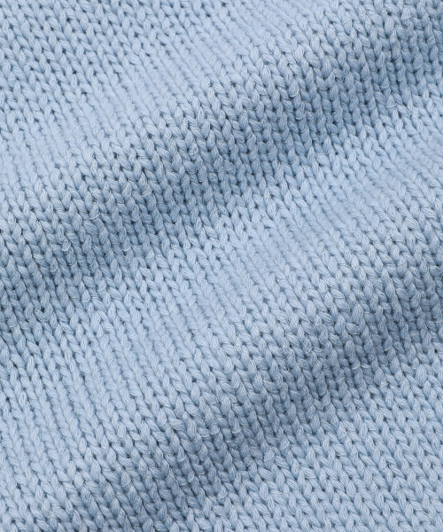GRUNDEN（グルンデン）の「PLUMP SHORT-SLEEVE KNIT SWEATER (LIGHT BLUE)（ニット/セーター・レディース・その他・OS）」の4枚目の写真