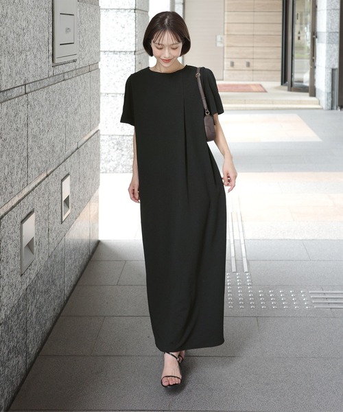 KOBE LETTUCE（コウベレタス）の「[ mayuさんコラボ ]選べるタイプタックワンピース（ワンピース・レディース・モカ/ブラック/アイボリー/ブラック系/アイボリー系/ブラウン系・M/PM/M1/MP）」の21枚目の写真