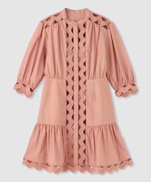 【定価10,800円】ルルレモン ワンピース２　ピンク　チュニック セール】フランジェンテチュニックワンピース（ワンピース）｜LOULOU