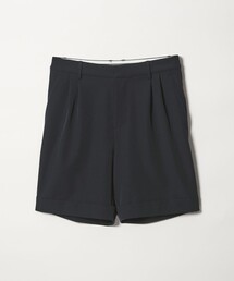 メンズ ツイル 2プリーツ ショートパンツ 2WAYストレッチ