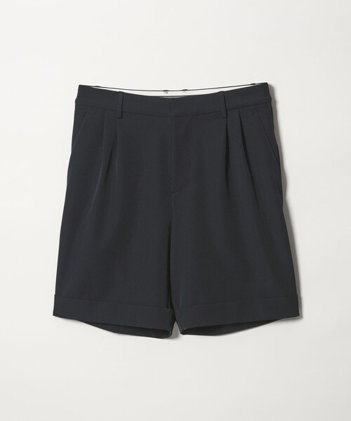 UNITED ARROWS GOLF（ユナイテッドアローズゴルフ）の「メンズ ツイル 2プリーツ ショートパンツ　2WAYストレッチ（その他パンツ・メンズ・ベージュ/ネイビー・M/L/XL）」の2枚目の写真