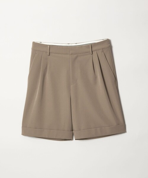 UNITED ARROWS GOLF（ユナイテッドアローズゴルフ）の「メンズ ツイル 2プリーツ ショートパンツ　2WAYストレッチ（その他パンツ・メンズ・ベージュ/ネイビー・M/L/XL）」の8枚目の写真