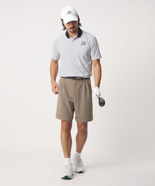 UNITED ARROWS GOLF（ユナイテッドアローズゴルフ）の「メンズ ツイル 2プリーツ ショートパンツ　2WAYストレッチ（その他パンツ・メンズ・ベージュ/ネイビー・M/L/XL）」の13枚目の写真
