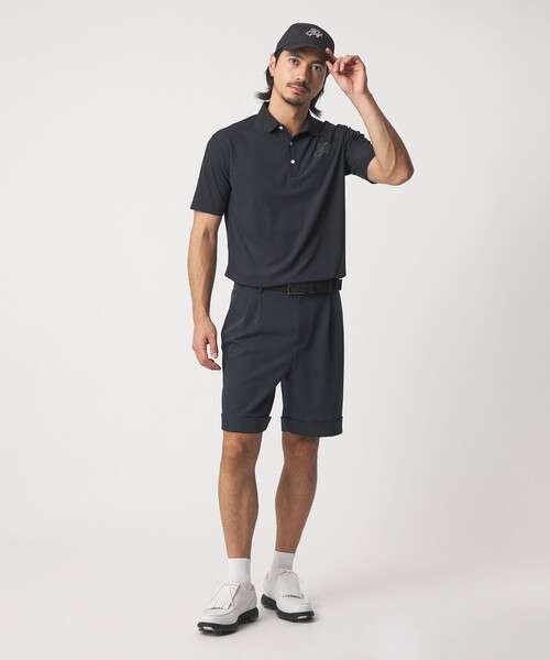 UNITED ARROWS GOLF（ユナイテッドアローズゴルフ）の「メンズ ツイル 2プリーツ ショートパンツ　2WAYストレッチ（その他パンツ・メンズ・ベージュ/ネイビー・M/L/XL）」の15枚目の写真