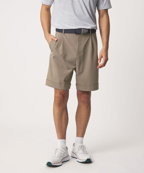 UNITED ARROWS GOLF（ユナイテッドアローズゴルフ）の「メンズ ツイル 2プリーツ ショートパンツ　2WAYストレッチ（その他パンツ・メンズ・ベージュ/ネイビー・M/L/XL）」の19枚目の写真