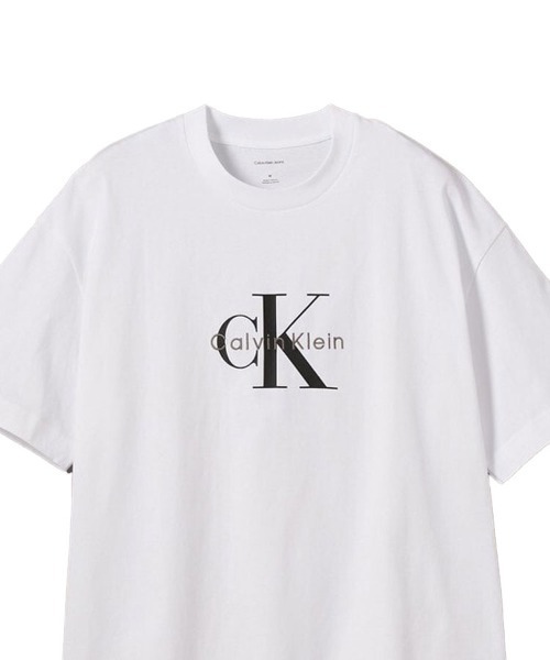 STYLISE（スタイライズ）の「【Calvin Klein】MONOLOGO OVERSIZED TEE / 2カラー [4RAB823]（Tシャツ/カットソー・メンズ・ブラック/ホワイト・L/M/S/LL）」の10枚目の写真