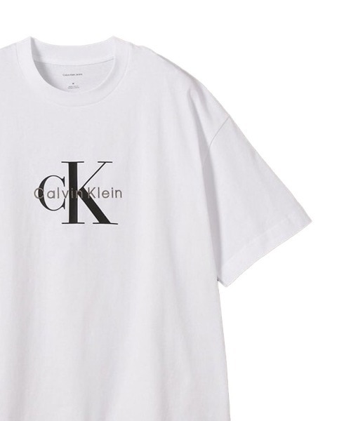 STYLISE（スタイライズ）の「【Calvin Klein】MONOLOGO OVERSIZED TEE / 2カラー [4RAB823]（Tシャツ/カットソー・メンズ・ブラック/ホワイト・L/M/S/LL）」の11枚目の写真