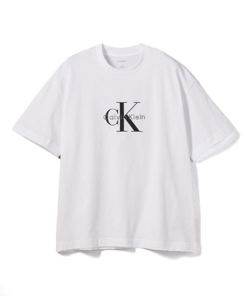 STYLISE（スタイライズ）の「【Calvin Klein】MONOLOGO OVERSIZED TEE / 2カラー [4RAB823]（Tシャツ/カットソー・メンズ・ブラック/ホワイト・L/M/S/LL）」の3枚目の写真
