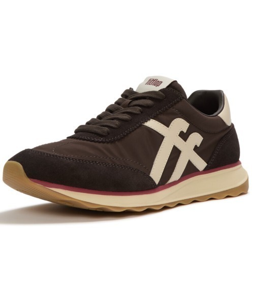 fitflop(フィットフロップ)の「RETRO-Q FF ファブリック/スエード スニーカー(スニーカー・レディース・チョコ・US6/US7.5/US7)」の4枚目の写真