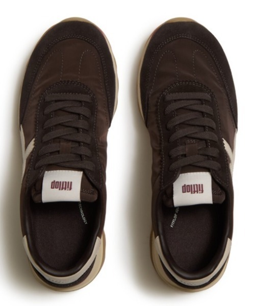 fitflop(フィットフロップ)の「RETRO-Q FF ファブリック/スエード スニーカー(スニーカー・レディース・チョコ・US6/US7.5/US7)」の6枚目の写真