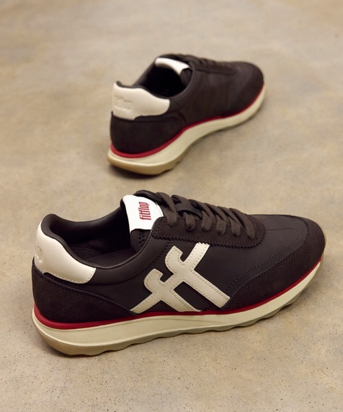 fitflop(フィットフロップ)の「RETRO-Q FF ファブリック/スエード スニーカー(スニーカー・レディース・チョコ・US6/US7.5/US7)」の3枚目の写真