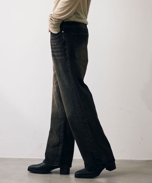 Shoowtime(ショウタイム)の「Classic flare jeans / クラシックフレアジーンズ(デニムパンツ・メンズ・ライトブルー/ブラック・MEDIUM/X-LARGE/LARGE)」の16枚目の写真