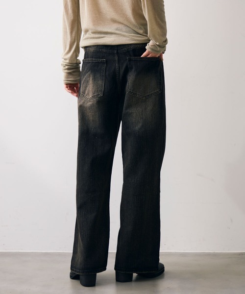 Shoowtime(ショウタイム)の「Classic flare jeans / クラシックフレアジーンズ(デニムパンツ・メンズ・ライトブルー/ブラック・MEDIUM/X-LARGE/LARGE)」の18枚目の写真