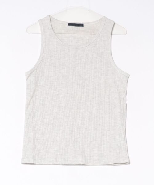 Revo.(レボ)の「サーマル タンクトップ ノースリーブ / ワッフルタンクトップ【UNISEX】(タンクトップ・メンズ・杢グレー/ホワイト系/ホワイト系1/ブラック/カーキ・M/L/XL)」の3枚目の写真