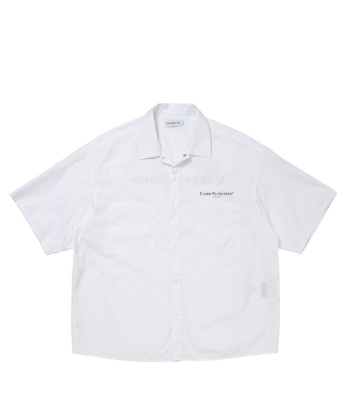 COOTIE PRODUCTIONS（クーティープロダクションズ）の「Broad S/S Work Shirt（Tシャツ/カットソー・メンズ・ホワイト/ネイビー/ブラック・X-LARGE/LARGE/MEDIUM/SMALL）」の2枚目の写真