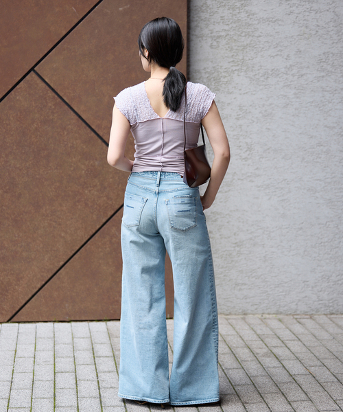 IENA（イエナ）の「YANUK/ヤヌーク 別注 LYDIA デニムパンツ（デニムパンツ・レディース・ブルー・22/23/24/25/26）」の20枚目の写真