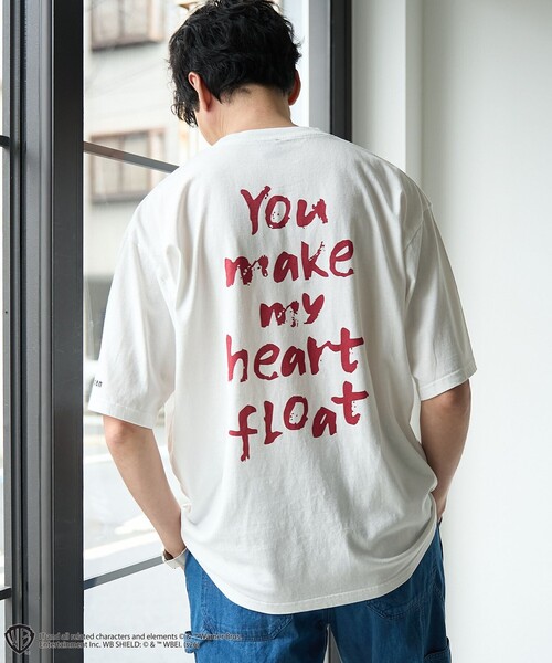 coen(コーエン)の「【WEB限定】IT(イット)ヴィンテージライクTシャツ(Tシャツ/カットソー・メンズ・ホワイト/ダークグレー・XL/L/M/S)」の7枚目の写真