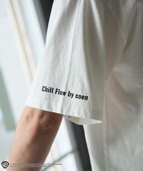 coen(コーエン)の「【WEB限定】IT(イット)ヴィンテージライクTシャツ(Tシャツ/カットソー・メンズ・ホワイト/ダークグレー・XL/L/M/S)」の11枚目の写真
