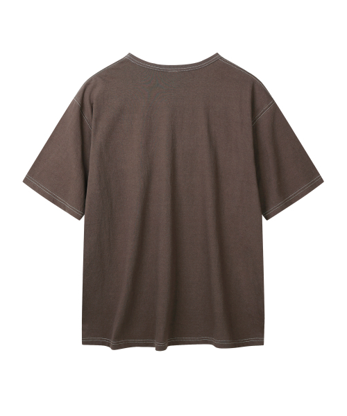 YOUNEEDGARMENTS（ユーニーズガーメンツ）の「クラシックポケットS/S Tシャツ (ブラウン)（Tシャツ/カットソー・メンズ・その他・40(L)/42(XL)）」の3枚目の写真