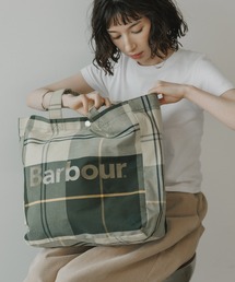 Barbour | Barbour/バブアー Telfield tartan tote bag タータンロゴトートバック 秋 秋服 2026年秋冬(トートバッグ)