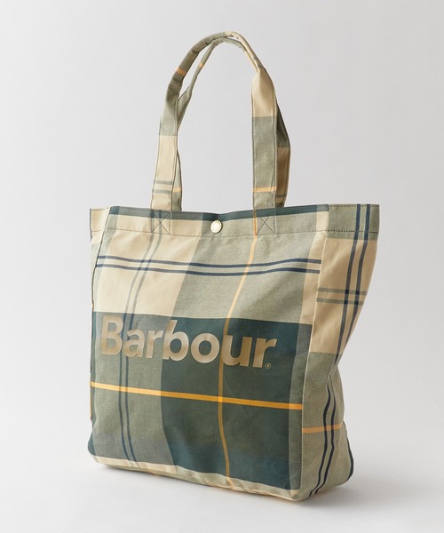 Barbour(バブアー)の「Barbour/バブアー Telfield tartan tote bag タータンロゴトートバック 秋 秋服 2026年秋冬(トートバッグ・メンズ・ベージュ/グリーン/オリーブ・ONE SIZE)」の18枚目の写真