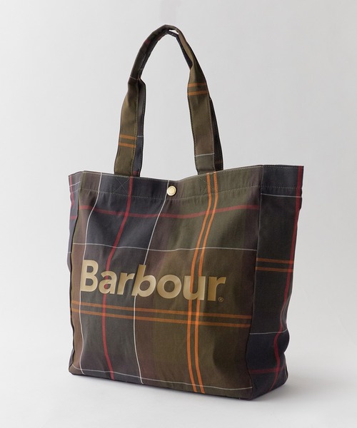 Barbour(バブアー)の「Barbour/バブアー Telfield tartan tote bag タータンロゴトートバック 秋 秋服 2026年秋冬(トートバッグ・メンズ・ベージュ/グリーン/オリーブ・ONE SIZE)」の17枚目の写真
