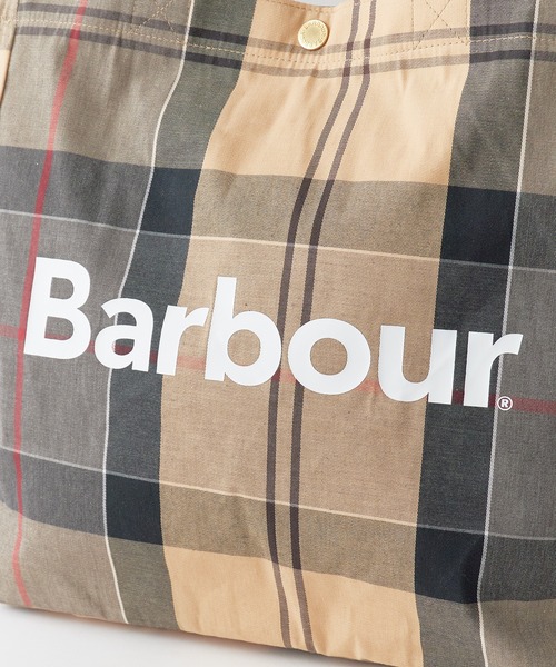 Barbour(バブアー)の「Barbour/バブアー Telfield tartan tote bag タータンロゴトートバック 秋 秋服 2026年秋冬(トートバッグ・メンズ・ベージュ/グリーン/オリーブ・ONE SIZE)」の13枚目の写真