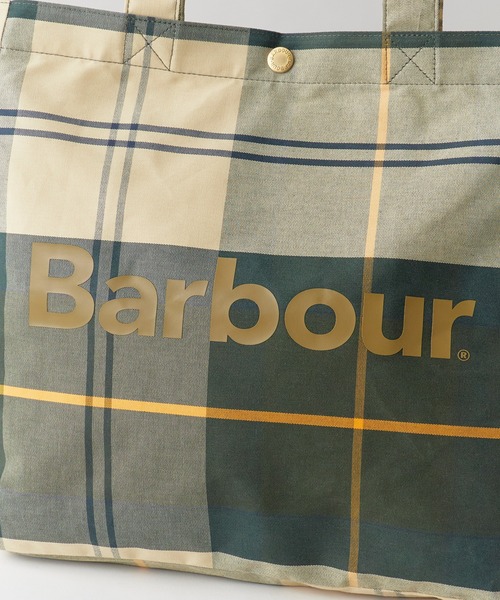 Barbour(バブアー)の「Barbour/バブアー Telfield tartan tote bag タータンロゴトートバック 秋 秋服 2026年秋冬(トートバッグ・メンズ・ベージュ/グリーン/オリーブ・ONE SIZE)」の12枚目の写真