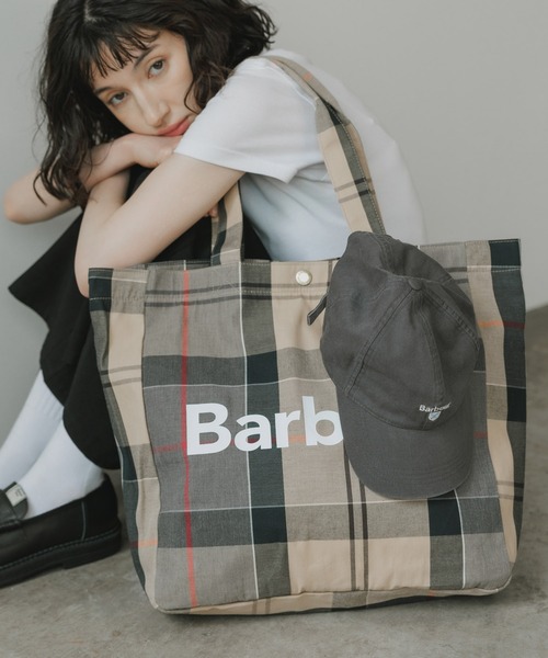 Barbour(バブアー)の「Barbour/バブアー Telfield tartan tote bag タータンロゴトートバック 秋 秋服 2026年秋冬(トートバッグ・メンズ・ベージュ/グリーン/オリーブ・ONE SIZE)」の22枚目の写真