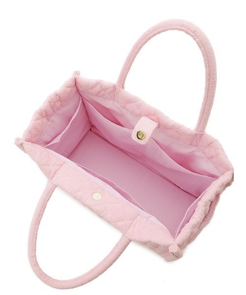 FURFUR（ファーファー）の「【限定カラー】パイルキルティングトートバッグ（トートバッグ・レディース・イエロー/ピンク/ブルー・F）」の17枚目の写真