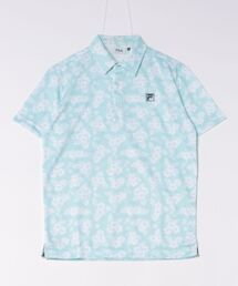 【FILA GOLF:フィラゴルフ】総柄フラワープリント半袖シャツ ゴルフ