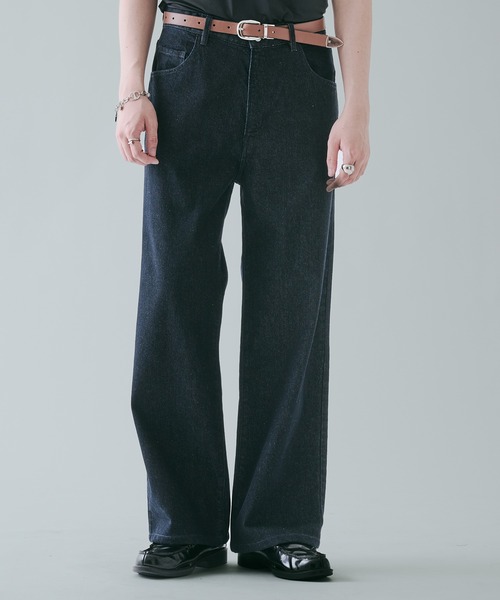 SELLE GLANT(セレグランテ)の「HEAVYWEIGHT STRAIGHT DENIM PANTS ヘビーウェイトストレートデニムパンツ(デニムパンツ・メンズ・ダークインディゴブルー/ブラック/ブルー・LARGE/MEDIUM/SMALL)」の3枚目の写真