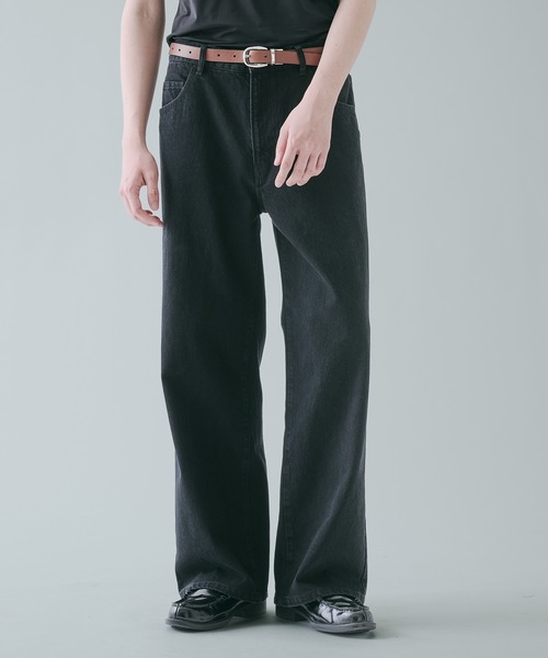 SELLE GLANT(セレグランテ)の「HEAVYWEIGHT STRAIGHT DENIM PANTS ヘビーウェイトストレートデニムパンツ(デニムパンツ・メンズ・ダークインディゴブルー/ブラック/ブルー・LARGE/MEDIUM/SMALL)」の4枚目の写真