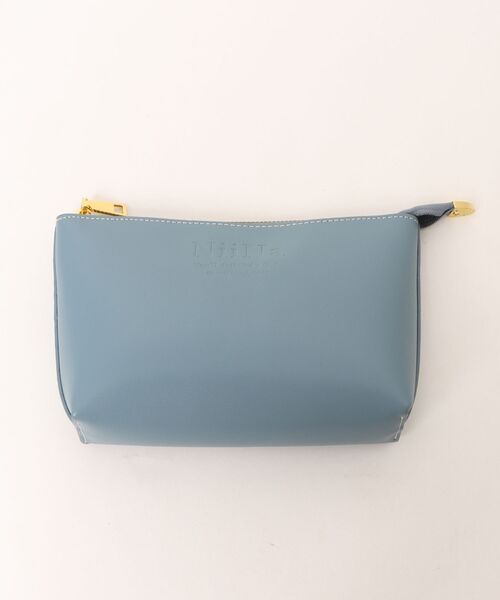NiiNa(ニーナ)の「【NiiNa】【高品質牛革】2way ワンハンドルラウンドショルダーバッグ(インナーポーチ付き)(ショルダーバッグ・レディース・ホワイト/ブルー・FREE)」の11枚目の写真