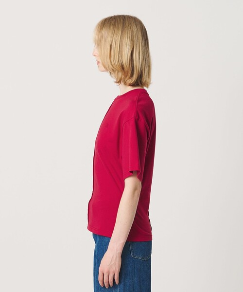ER（イーアール）の「＜ER＞コットン ウエスト シェイプ Tシャツ（Tシャツ/カットソー・レディース・レッド/ブラック/ホワイト・FREE）」の18枚目の写真