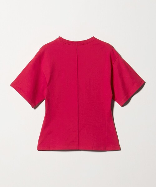 ER（イーアール）の「＜ER＞コットン ウエスト シェイプ Tシャツ（Tシャツ/カットソー・レディース・レッド/ブラック/ホワイト・FREE）」の21枚目の写真