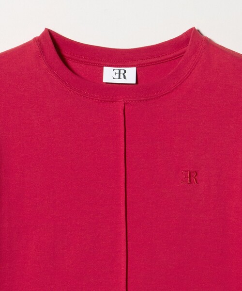 ER（イーアール）の「＜ER＞コットン ウエスト シェイプ Tシャツ（Tシャツ/カットソー・レディース・レッド/ブラック/ホワイト・FREE）」の10枚目の写真