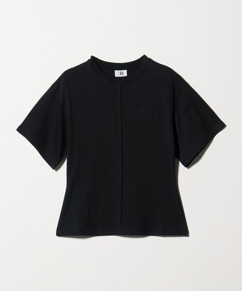 ER（イーアール）の「＜ER＞コットン ウエスト シェイプ Tシャツ（Tシャツ/カットソー・レディース・レッド/ブラック/ホワイト・FREE）」の5枚目の写真
