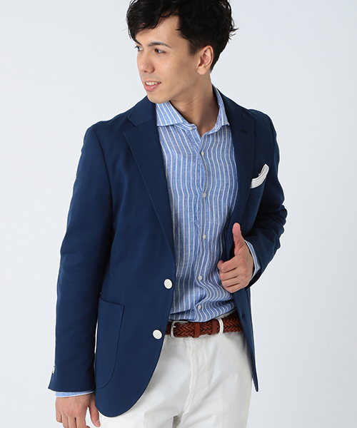 B:MING by BEAMS(ビーミングバイビームス)の「ビーミング by ビームス / サーフニットジャケット(スーツジャケット・メンズ・ブルー/ネイビー・50/44/48/42/46)」の14枚目の写真