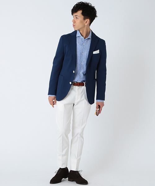 B:MING by BEAMS(ビーミングバイビームス)の「ビーミング by ビームス / サーフニットジャケット(スーツジャケット・メンズ・ブルー/ネイビー・50/44/48/42/46)」の15枚目の写真