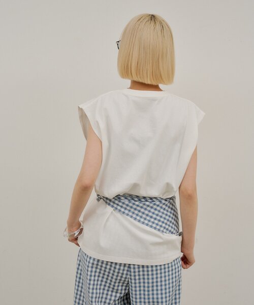WHIMSIC(ウィムジック)の「【UNISEX】SCREEN STARS ガーメントダイスリーブレスTシャツ(タンクトップ・メンズ・イエロー/ブラック/ホワイト/パープル・SMALL/MEDIUM)」の7枚目の写真