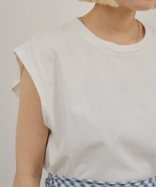 WHIMSIC(ウィムジック)の「【UNISEX】SCREEN STARS ガーメントダイスリーブレスTシャツ(タンクトップ・メンズ・イエロー/ブラック/ホワイト/パープル・SMALL/MEDIUM)」の8枚目の写真