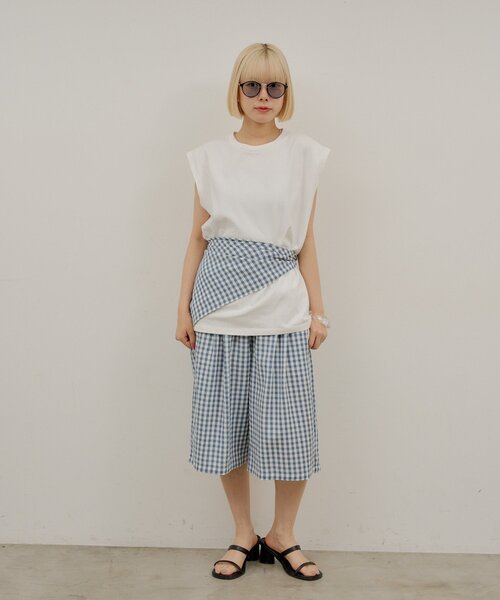WHIMSIC(ウィムジック)の「【UNISEX】SCREEN STARS ガーメントダイスリーブレスTシャツ(タンクトップ・メンズ・イエロー/ブラック/ホワイト/パープル・SMALL/MEDIUM)」の11枚目の写真
