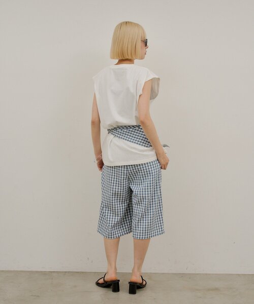 WHIMSIC(ウィムジック)の「【UNISEX】SCREEN STARS ガーメントダイスリーブレスTシャツ(タンクトップ・メンズ・イエロー/ブラック/ホワイト/パープル・SMALL/MEDIUM)」の13枚目の写真